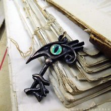 Загрузить изображение в средство просмотра галереи, Key of Thoth -- Egyptian Pendant in Bronze or Silver | Hibernacula