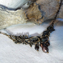 Load image into Gallery viewer, Prima Materia: River -- Alchemical Necklace in Bronze or Silver | Hibernacula