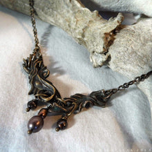Load image into Gallery viewer, Prima Materia: River -- Alchemical Necklace in Bronze or Silver | Hibernacula