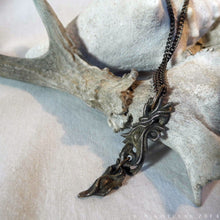 Load image into Gallery viewer, Prima Materia: Stave -- Alchemical Pendant in Bronze or Silver | Hibernacula