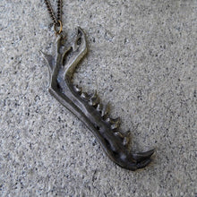 Load image into Gallery viewer, Predator -- White Brass Pendant | Hibernacula