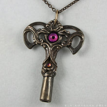 Загрузить изображение в средство просмотра галереи, Eldritch Clock Key  -- Bronze or Silver Pendant | Hibernacula