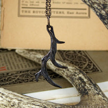 Load image into Gallery viewer, Antler -- Pendant in Bronze or Silver | Hibernacula