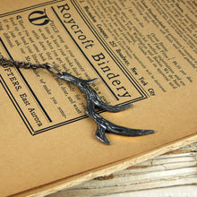 Load image into Gallery viewer, Antler -- Pendant in Bronze or Silver | Hibernacula