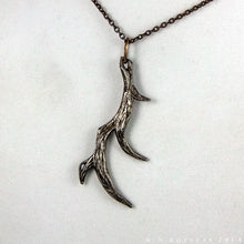 Load image into Gallery viewer, Antler -- Pendant in Bronze or Silver | Hibernacula
