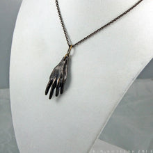 Load image into Gallery viewer, Reach & Grasp -- Hand Pendants in Bronze or Silver | Hibernacula