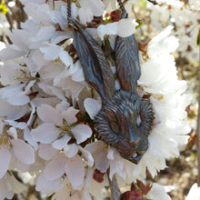 Load image into Gallery viewer, March Hare -- Necklace in Bronze or Silver | Hibernacula