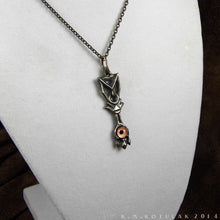 Load image into Gallery viewer, Key of the Crucible  -- Pendant in Bronze or Silver | Hibernacula
