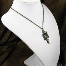 Load image into Gallery viewer, Quincunx -- Alchemical Pendant in Bronze or Silver | Hibernacula