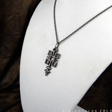 Load image into Gallery viewer, Quincunx -- Alchemical Pendant in Bronze or Silver | Hibernacula