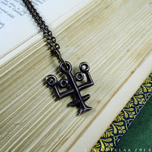 Load image into Gallery viewer, Aqua Vitae -- Alchemy Pendant in Bronze or Silver | Hibernacula