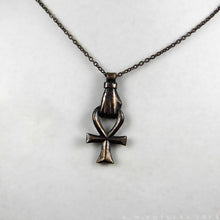 Load image into Gallery viewer, Ankh -- Pendant & Chain in Bronze or Silver | Hibernacula