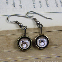 Load image into Gallery viewer, Zodiac Earrings -- Bound in Brass | Hibernacula