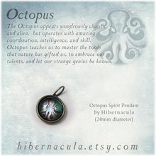 Load image into Gallery viewer, Octopus Spirit -- Brass Animal Totem Pendant | Hibernacula