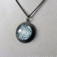 Load image into Gallery viewer, Hexagram  -- Brass Talisman | Hibernacula