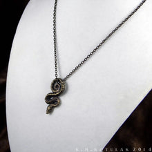 Load image into Gallery viewer, Serpent of Wisdom -- Pendant In Bronze or Silver | Hibernacula