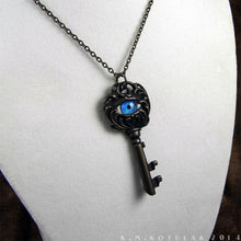 Load image into Gallery viewer, Key of the Beholder -- Pendant in Bronze or Silver | Hibernacula