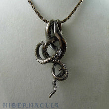 Load image into Gallery viewer, Tentacle Trinity -- Necklace in Bronze or Silver | Hibernacula