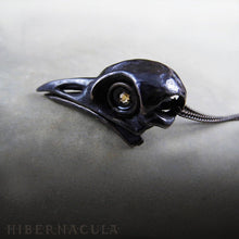 Load image into Gallery viewer, Quoth the Raven -- Bronze Pendant | Hibernacula