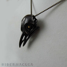 Load image into Gallery viewer, Quoth the Raven -- Bronze Pendant | Hibernacula