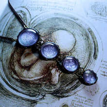 Load image into Gallery viewer, Mitosis -- Illustrated Brass Necklace | Hibernacula
