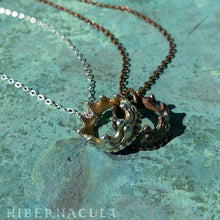 Load image into Gallery viewer, Little Crown -- Faerie Pendant in Bronze or Silver | Hibernacula