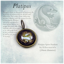 Load image into Gallery viewer, Platypus Spirit -- Brass Animal Totem Pendant | Hibernacula