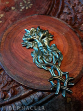 Загрузить изображение в средство просмотра галереи, Key of the Green Man -- Pendant in Bronze or Silver | Hibernacula