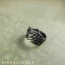 Load image into Gallery viewer, Guardian Angel -- Ring In Bronze or Silver | Hibernacula