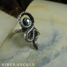 Load image into Gallery viewer, Sacred Serpent -- Ring In Bronze or Silver | Hibernacula