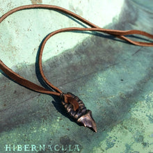 Load image into Gallery viewer, Wolf Fang Talisman -- Tooth Pendant in Bronze or Silver | Hibernacula