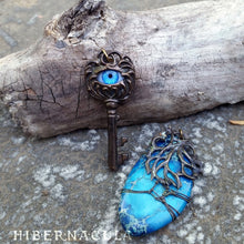 Load image into Gallery viewer, Key of the Beholder -- Pendant in Bronze or Silver | Hibernacula