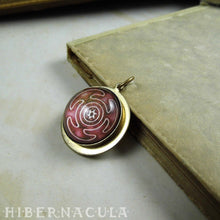 Load image into Gallery viewer, Hecate's wheel, Strophalos -- Brass Pendant | Hibernacula