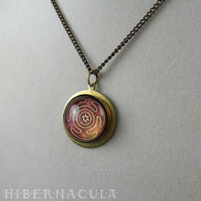 Load image into Gallery viewer, Hecate's wheel, Strophalos -- Brass Pendant | Hibernacula