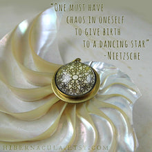Load image into Gallery viewer, Chaos Star -- Brass Pendant | Hibernacula