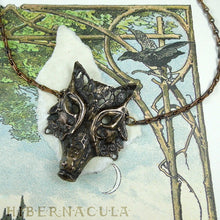 Load image into Gallery viewer, Howl -- Wolf / Fox / Coyote Mask, in Bronze or Silver | Hibernacula