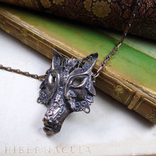 Load image into Gallery viewer, Howl -- Wolf / Fox / Coyote Mask, in Bronze or Silver | Hibernacula