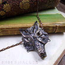 Load image into Gallery viewer, Howl -- Wolf / Fox / Coyote Mask, in Bronze or Silver | Hibernacula