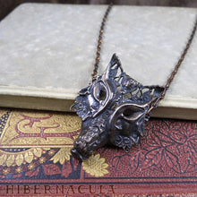 Load image into Gallery viewer, Howl -- Wolf / Fox / Coyote Mask, in Bronze or Silver | Hibernacula