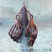 Загрузить изображение в средство просмотра галереи, Phantom Hands -- Earrings in Bronze or Silver | Hibernacula