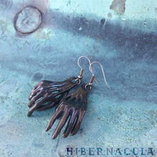 Загрузить изображение в средство просмотра галереи, Phantom Hands -- Earrings in Bronze or Silver | Hibernacula