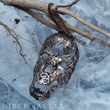 Load image into Gallery viewer, Memento  Mori -- Necklace in Bronze or Silver | Hibernacula