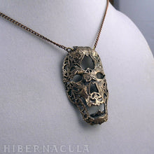 Load image into Gallery viewer, Memento  Mori -- Necklace in Bronze or Silver | Hibernacula