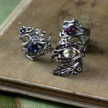 Load image into Gallery viewer, Mandragora -- Wrap Ring in Bronze or Silver / 7 Stone Choices | Hibernacula