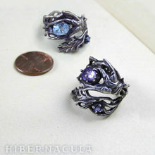 Load image into Gallery viewer, Mandragora -- Wrap Ring in Bronze or Silver / 7 Stone Choices | Hibernacula