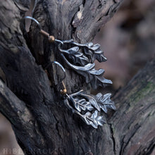Load image into Gallery viewer, Oak Leaves -- Earrings in Bronze or Silver | Hibernacula