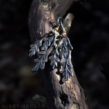 Load image into Gallery viewer, Oak Leaves -- Earrings in Bronze or Silver | Hibernacula