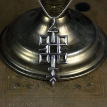 Load image into Gallery viewer, Quincunx -- Alchemical Pendant in Bronze or Silver | Hibernacula