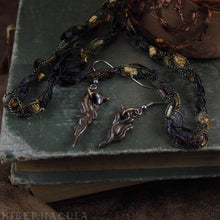 Load image into Gallery viewer, Prima Materia: Seed and Sprout -- Alchemical Earrings in Bronze or Silver | Hibernacula