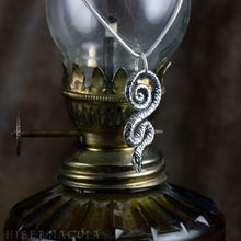 Load image into Gallery viewer, Serpent of Wisdom -- Pendant In Bronze or Silver | Hibernacula
